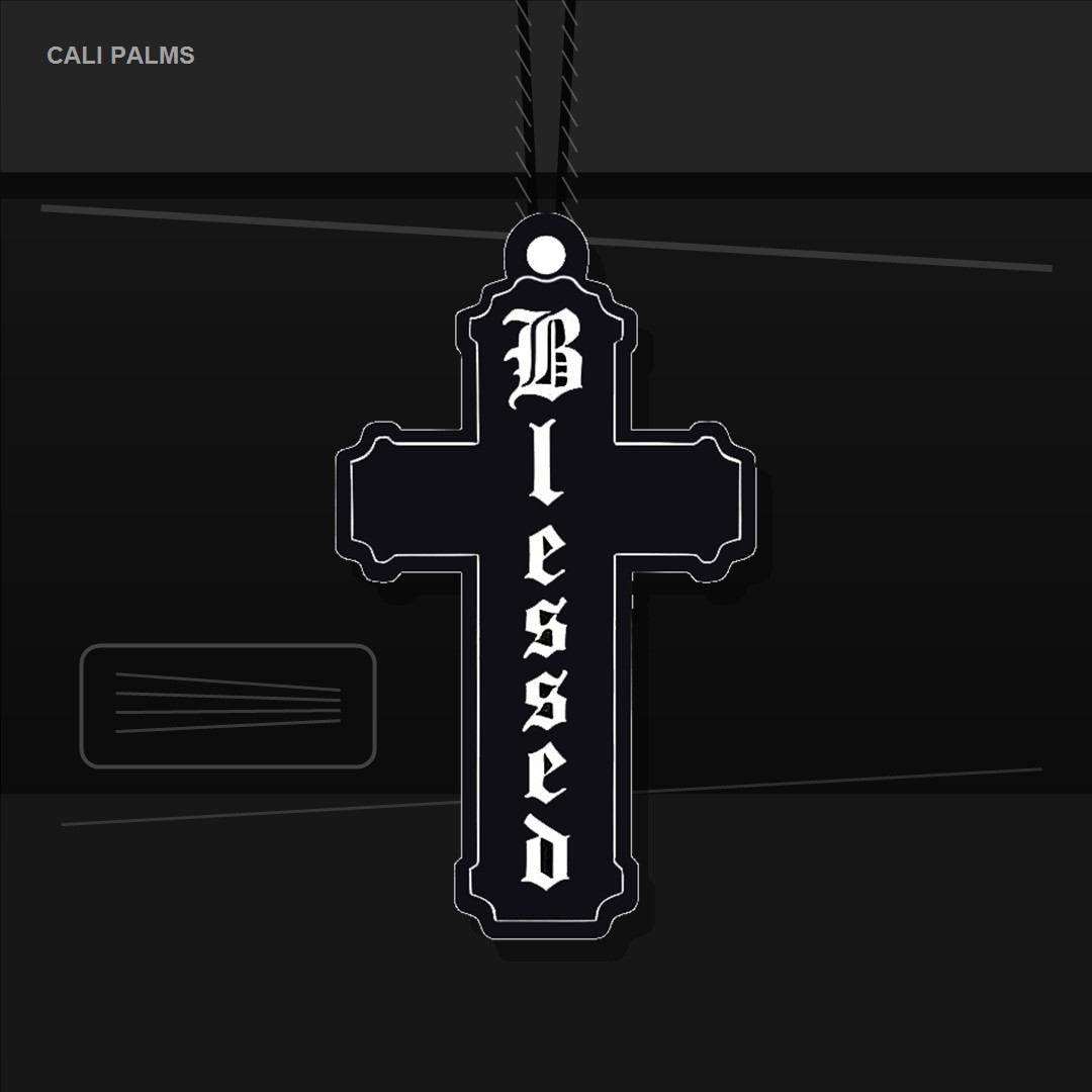 Blessed cross air freshener