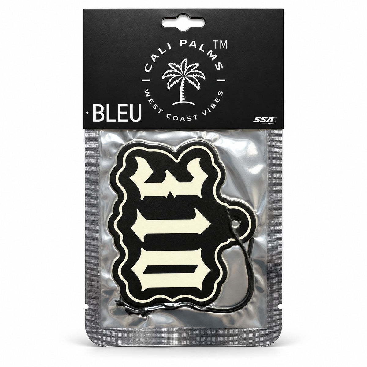 310 Area Code - Bleu Car Air Freshener - packaged product on white background