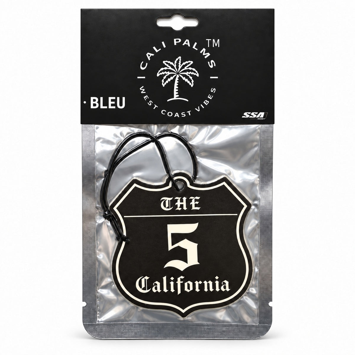 The 5 Freeway - Bleu Car Air Freshener - packaged product on white background