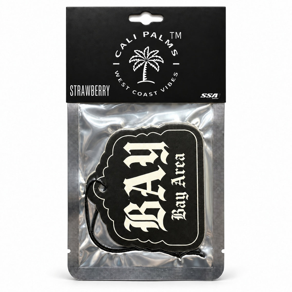 BAY Bay Area - Strawberry Car Air Freshener - packaged product on white background
