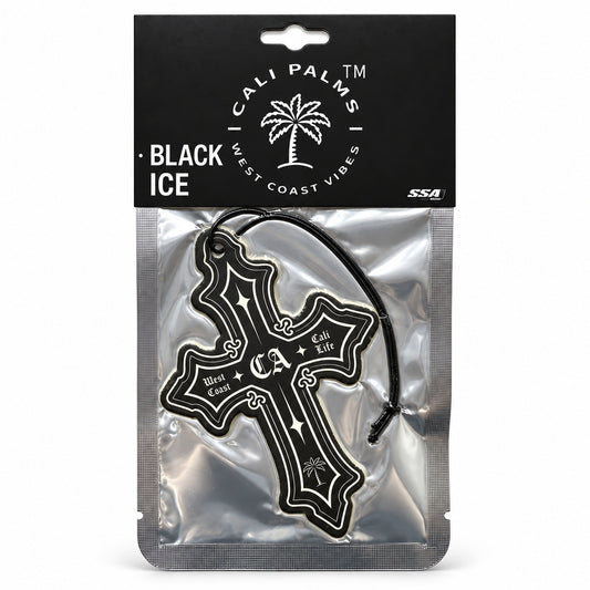 Cross - Black Ice Car Air Freshener - packaged product on white background