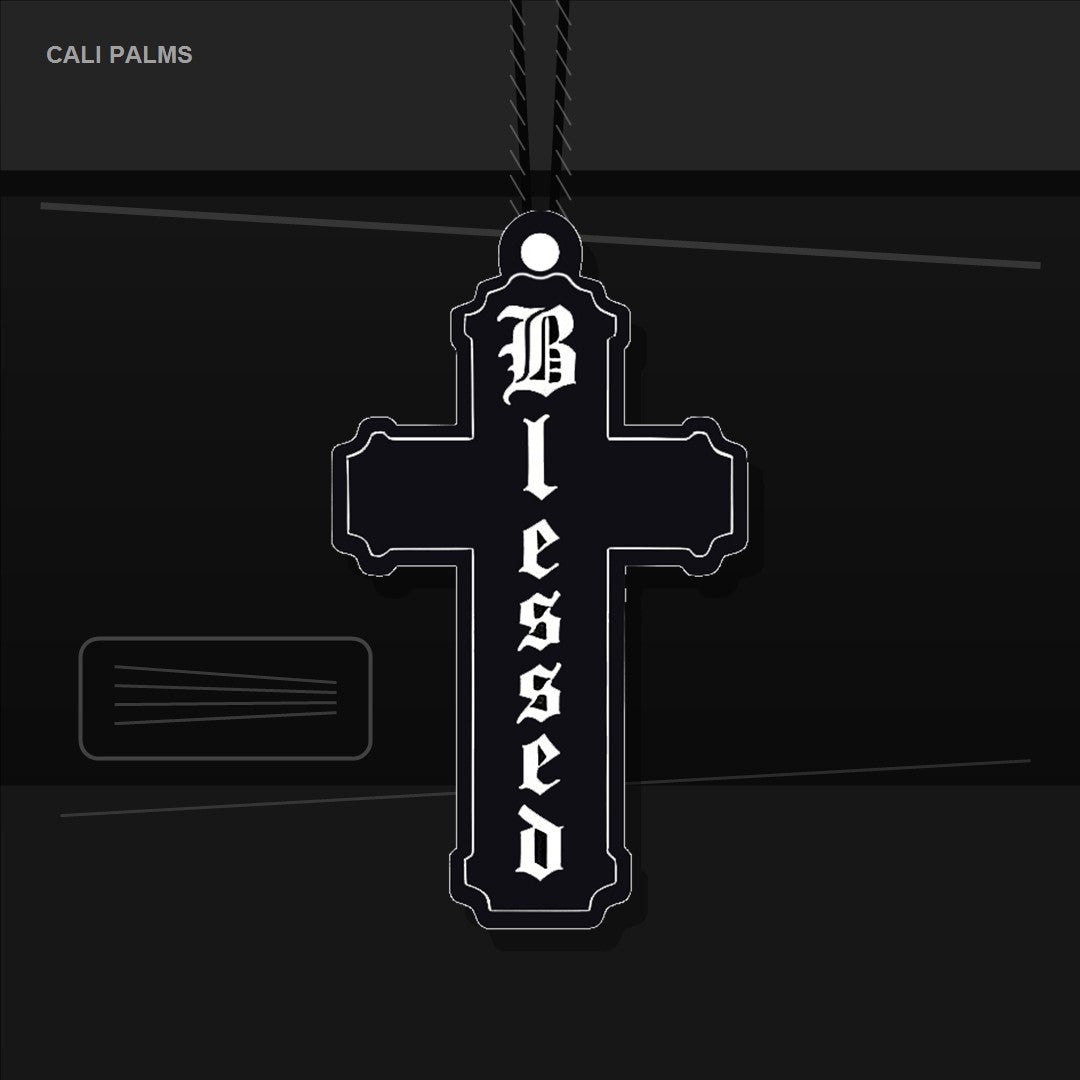 Blessed cross air freshener