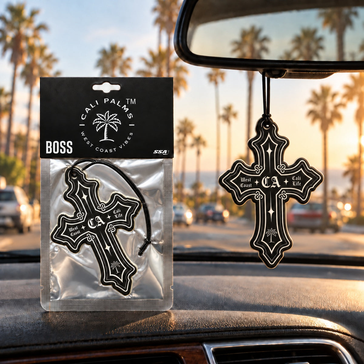Cross - Boss Car Air Freshener - lifestyle scene